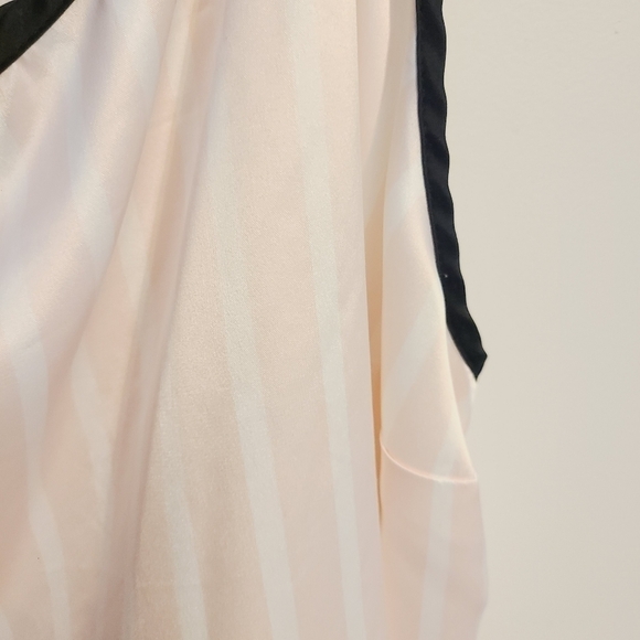 Venus | Women's Pink & White Striped Satin Feel Camisole PJ Top (US Size 2X) - Picture 5 of 9